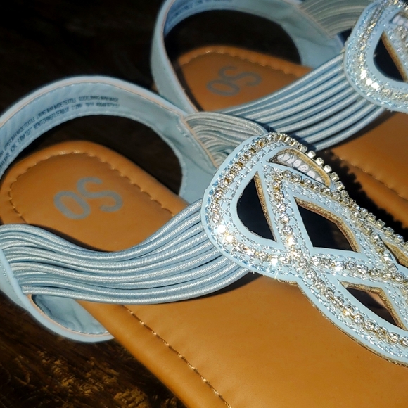 💙 SALE!! 💙 SO Blue Sandals BRAND NEW! - Picture 6 of 7